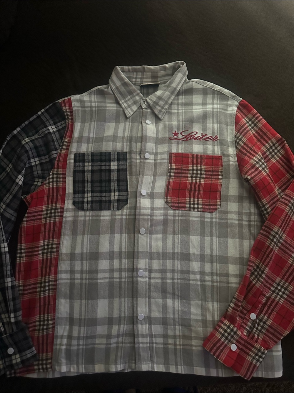 Men’s Loiter Art Studio Button Down Flannel